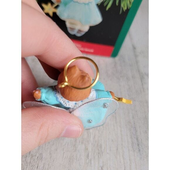 Hallmark Angel Kitty 1990 ornament Xmas - Picture 5 of 6